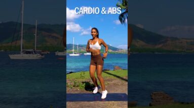 Cardio & ABS workout to burn fat and get toned abs 🔥 #abs #cardio #absworkout #cardioworkout