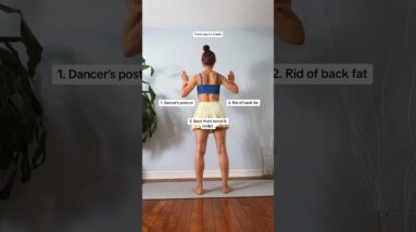 Do this Banded Workout to Get Dancer’s Posture🦩#posture #backworkout #workout #shortsvideo