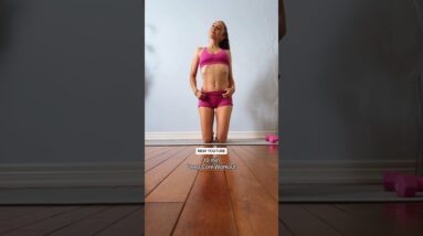 if I only had 10 min to workout |  results: flat belly, 11 lines #workout #mom #crunches