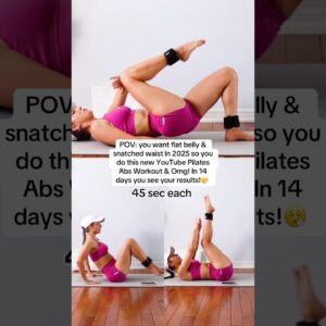 OMG! You have to do this pilates ABS Workout for 💯% results #workout #pilatesworkout #absworkout