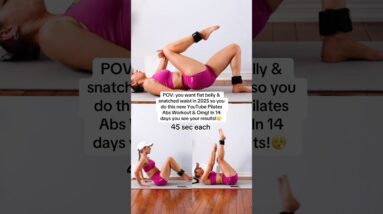 OMG! You have to do this pilates ABS Workout for 💯% results #workout #pilatesworkout #absworkout