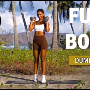 15 Minute Dumbbell HIIT | FULL BODY | At Home Workout | No Repeats | The Modern Fit Girl