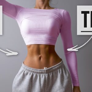 Get FEMININE ABS & WAIST with this Home Ab Workout! Intense, No Equipment, At Home