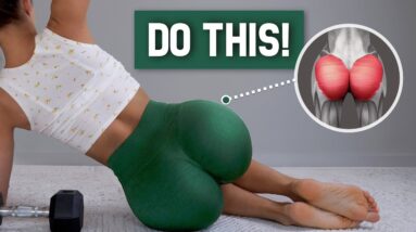 GIVE YOUR BOOTY A HEART SHAPE! Upper & Lower Butt Workout, Intense, At Home + Weights