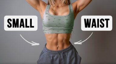 8 Min | 8 Days | 8 Exercises to Get SMALL WAIST & ABS - Do This Every Day! Home Ab Workout Challenge