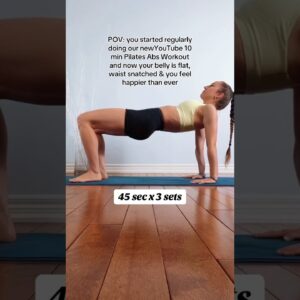 I did this to get Flat Belly & Snatched Waist😮‍💨 #workout #pilatesworkout #crunches