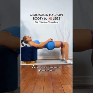 Your Booty will GROW but your legs won’t #workout #glutesworkout #gluteworkout #hipthrusts