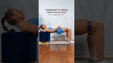 Your Booty will GROW but your legs won’t #workout #glutesworkout #gluteworkout #hipthrusts