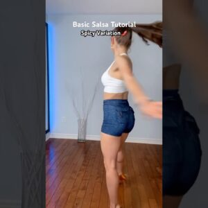 Basic Salsa Spicy 🌶️ Variation #salsa #dancetutorial #salsadance