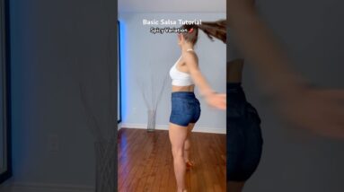 Basic Salsa Spicy 🌶️ Variation #salsa #dancetutorial #salsadance