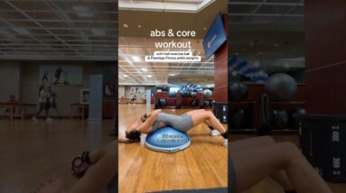 🔥ABS & CORE Killer Workout #absworkout #exerciseball #postpartum