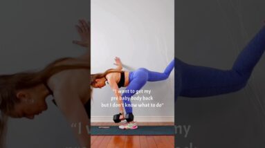 I did this to get my PRE BABY BODY back in shape #workout #workout #crunches  #mom