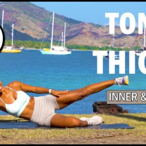 15 min SLIM THIGHS PILATES WORKOUT // INNER & OUTER THIGHS | toned legs | The Modern Fit Girl