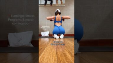 Back workout with band / 🦩 fitness programs + merch coming 🔜 #workout #postpartum #backworkout
