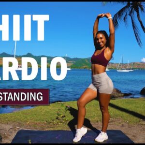 20 MIN SUPER SWEATY HIIT Workout - ALL STANDING - No Repeat QUICK & EFFECTIVE Home Workout