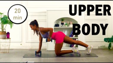 20 min TOTAL UPPER BODY Workout (Tone & Strengthen with Dumbbells) | The Modern Fit Girl Upper Body