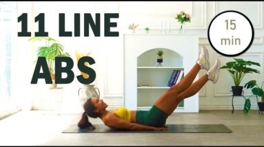 15 min Intense ABS - Upper & Lower Abs (11 Line Abs) | The Modern Fit Girl Abs