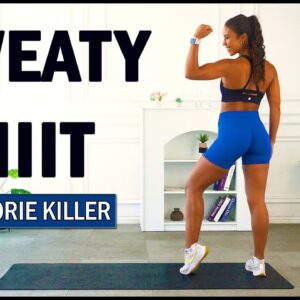 20 min CALORIE KILLER HIIT Workout - Full body Cardio, No Equipment, No Repeat