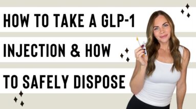 How to take your GLP-1 Tirzepatide or Semaglutide shot! And how to dispose of your needles!