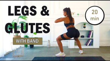 20 min LEGS & GLUTES WORKOUT - With Mini Band (incl warm up)  Legs and Booty | The Modern Fit Girl