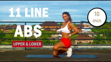 10 min Intense ABS - Upper & Lower Abs (11 Line Abs) | The Modern Fit Girl Abs