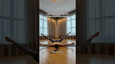 ✨Your inner thighs & arms will be shakin after this🤯 workout programs🔗⬇️