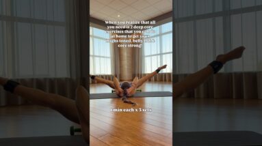 ✨ pov: you do this to snatch your core & thighs🥵 WORKOUT PROGRAMS⬇️