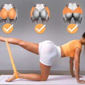 12 Best Exercises to Grow EVERY INCH OF YOUR BOOTY! Intense Pilates Workout + Band, At Home