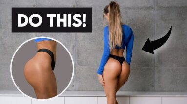 'TURN HEADS' with this 14 Min BOOTY WORKOUT! 5 Best Intense Butt Exercises, No Equipment, At Home