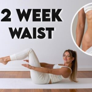 Get Snatched WAIST & Defined ABS in 14 DAYS! Intense Ab Challenge, Floor Only, No Equipment, At Home