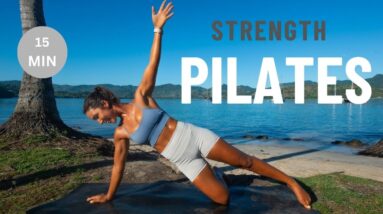 15 MIN EXPRESS PILATES WORKOUT || At-Home Mat Pilates (No Equipment) | The Modern Fit Girl