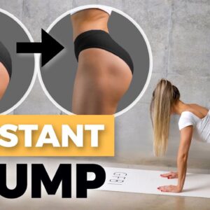 INSTANT & LONG LASTING Booty Pump Challenge! Floor Only, No Squats, No Equipment, At Home Workout