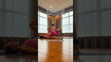 ✨Do This for 1 min—Your Core & Thighs Will Cry 😩| workout programs👇