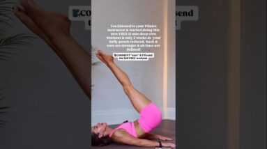 😅Would you look this chilled after this core workout?| workout program⬇️