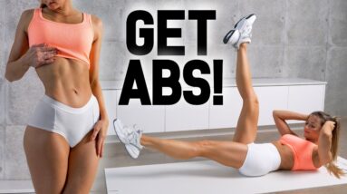 8 Min ‘GET ABS’ Challenge! Feminine Abs & Waistline | Reduce Belly Fat | Home Workout, No Equipment