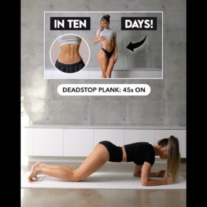 10 Min | 10 Days | 10 Exercises to Get VISIBLE ABS & WAIST Challenge! #homeworkout  #slimwaist #abs