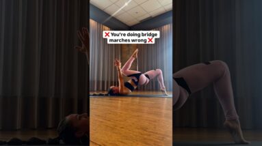 ❌How to do Bridge Marches ✅ COMMENT “CORE” ⬇️ & I’ll send FREE CORE WORKOUT 🔗
